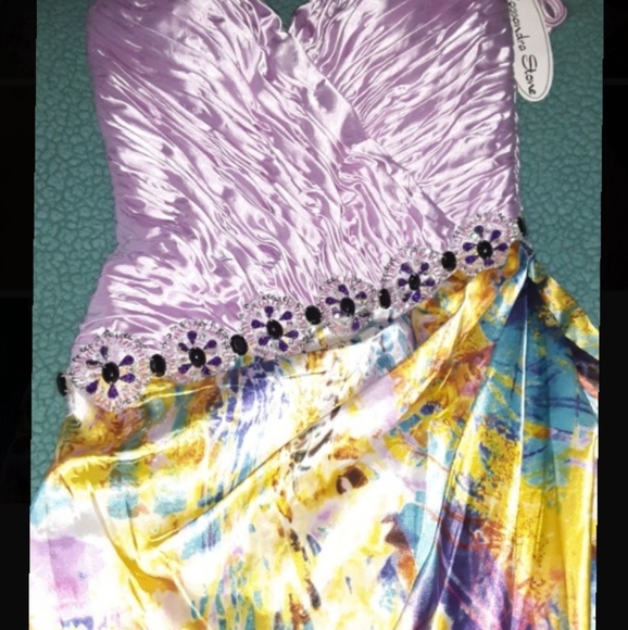 NWT ~*Stunning*~ Cassandra Stone Evening Gown Sz10 - Picture 5 of 8